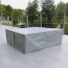 tarp gray table cover