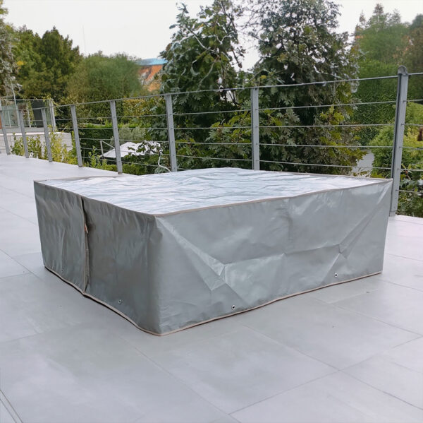 tarp gray table cover