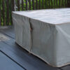 table protection tarp cover detail