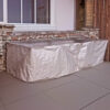 Furniture Sofa Set Cover in Gray Tent Tarpaulin fabric