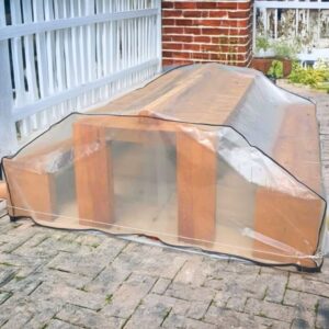 wood table and bench protection outdoor cover