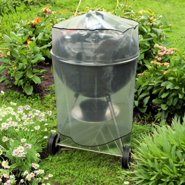 round grill clear protection cover