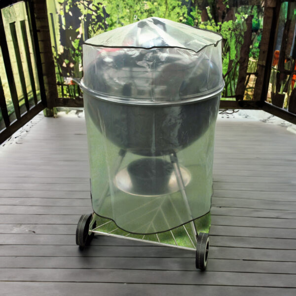 charcoal grill transparent cover