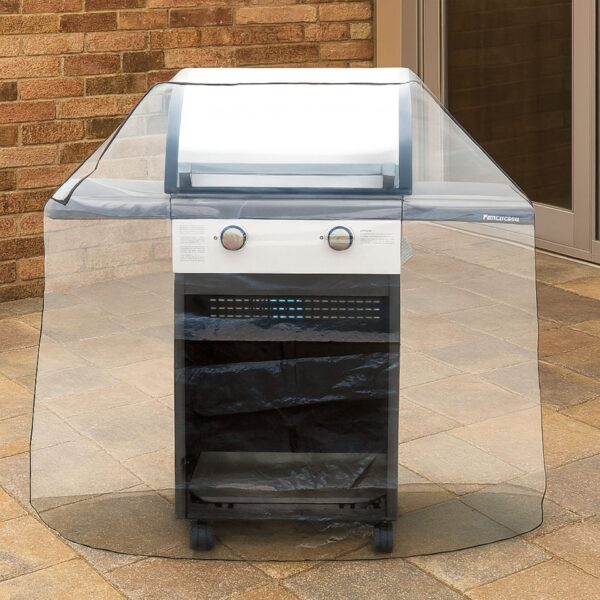 gas grill cover in transparent material