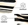 zipper beach bag fabric water repellent