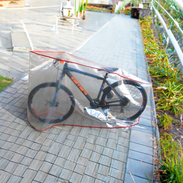 transparent protection cover for bicycle