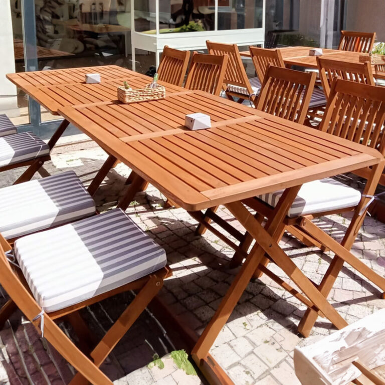 single seat chair pad on wood chairs