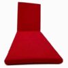 Waterproof Chaise Lounge Cushion, Quick Dry Sunbed Cushion in Plain Colors
