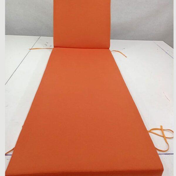 Waterproof Chaise Lounge Cushion, Quick Dry Sunbed Cushion in Plain Colors