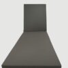 chaise lounge cushion front view in gray