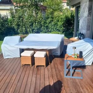 fabric garden seat set covers