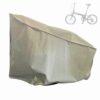 All weather durable canvas bicycle cover