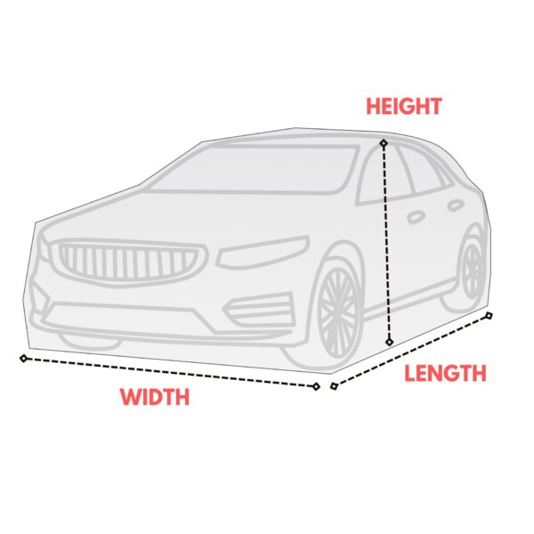 tarp car cover sizing
