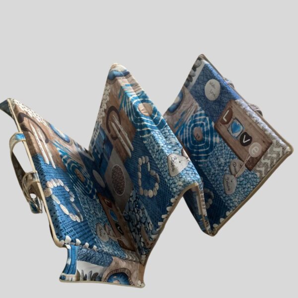 sun bed cushion and beach bag convertible beach bag foldable view