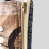 sun lounge cushion and beach bag convertible beach bag zipper detail