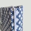 zipper close up image of the convertible beach tote