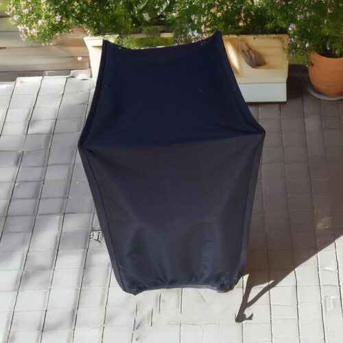 heavy duty canvas tarp cover on one seat sofa