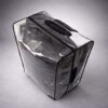 Clear heavy duty luggage protection cover with zipper closure