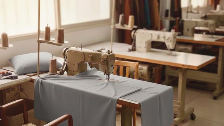 coverium production house with sewing machines